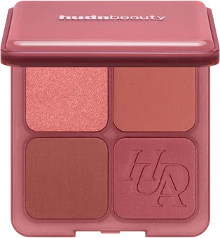 Huda Beauty Paleta de mejillas · 4 tonos