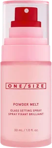 One/Size Powder Melt · spray fijador efecto glass